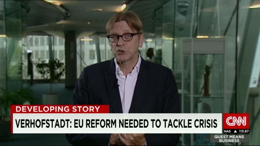 exp Guy Verhofstadt discusses the ongoing refugee crisis in Europe_00002001.jpg