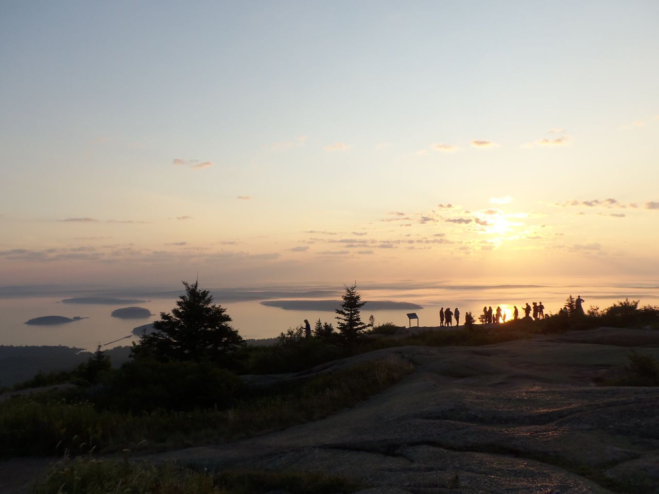 <a href="http://www.nps.gov/acad/learn/management/cadillac.htm" target="_blank" target="_blank">Cadillac Mountain</a> is the highest point on the East Coast of the U.S. The mountain is a popular tourist destination because of its <a href="http://ireport.cnn.com/docs/DOC-1265592">sunrise views</a>.