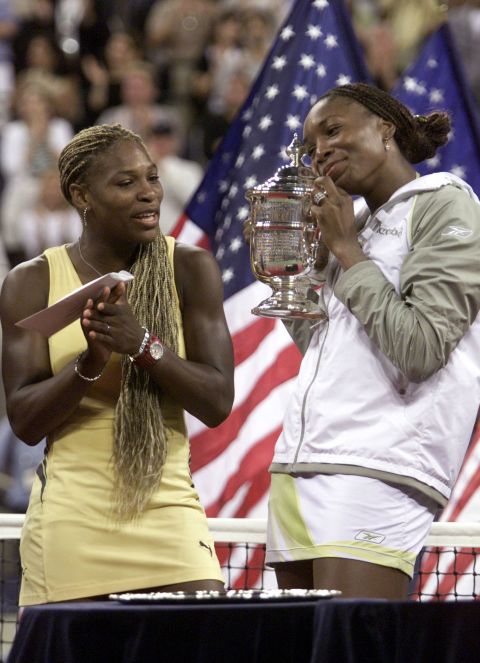 The Williams sisters are the only two women during the Open era to play each other in four consecutive Grand Slam finals.