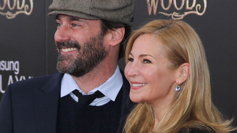 "Mad Men" actor Jon Hamm and filmmaker Jennifer Westfeldt split in 2015, according to a <a href="index.php?page=&url=http%3A%2F%2Fwww.people.com%2Farticle%2Fjon-hamm-jennifer-westfeldt-break-up" target="_blank" target="_blank">statement</a> the former couple provided to People magazine. "With great sadness, we have decided to separate, after 18 years of love and shared history," the pair said. "We will continue to be supportive of each other in every way possible moving forward." The couple was not married.