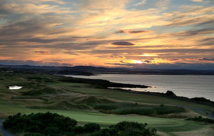 Who said Scotland doesn't do sunsets?! This stunning skyline comes from the east coast and The Fairmont St Andrews Bay Golf Resort -- just a stone's throw from the original St Andrew's Links, the home of golf.