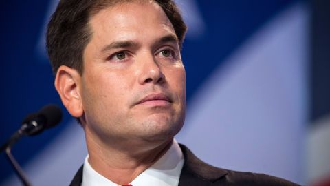 Senator Marco Rubio (R-FL), speaks at the 2013 Values Voter Summit, held by the Family Research Council, on October 11, 2013 in Washington, DC. The summit, which goes for three days, is attended by a number of Republican senators and high profile conservative voices in American politics.