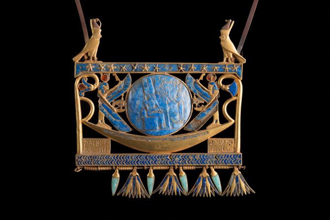 This stunning jewel is another piece on loan from the Egyptian museum in Cairo. 