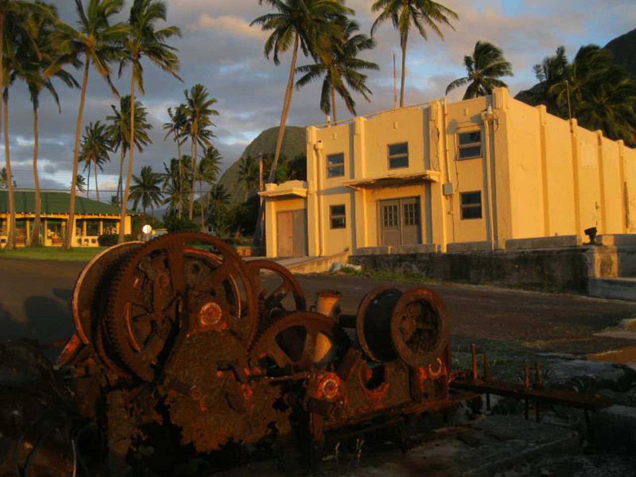 The settlement's main warehouse was built around 1931 and many of the supplies sold at the Kalaupapa store (left) are still kept there.
