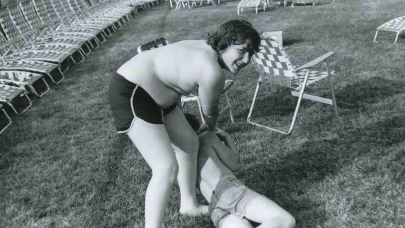 Cuban in his late teens in 1976: By this time he was very concerned about his appearance.