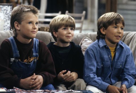 Thomas (at right with Zachery Ty Bryan, left, and Taran Noah Smith) first snagged hearts as one of the sons on Allen's hit '90s show.