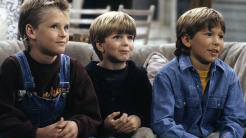 Thomas (at right with Zachery Ty Bryan, left, and Taran Noah Smith) first snagged hearts as one of the sons on Allen's hit '90s show.
