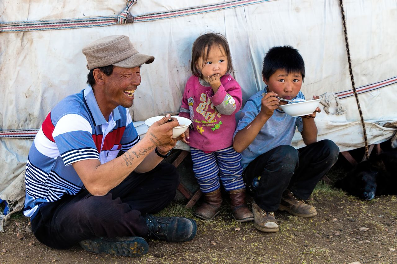Mongolians often leave their gers open for passersby who may need a rest.