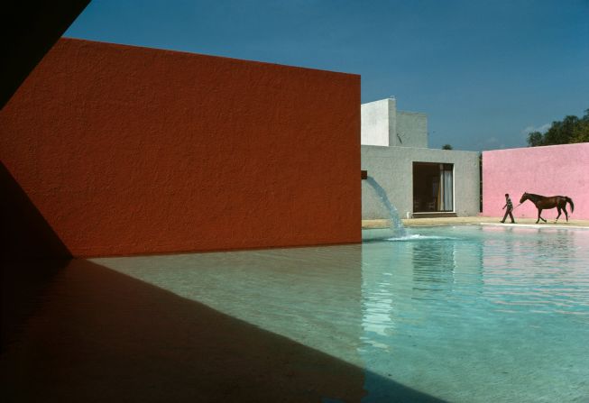 Swiss photographer Rene Burri captures Cuadra San Cristobal, an architectural masterpiece in light and form by Pritzker Prize-winning Mexican architect, Luis Barragan. <br />