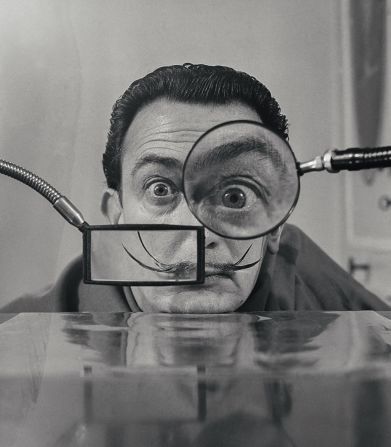 This photo of Spanish surrealist painter Salvador Dali was shot by Italian photographer Willy Rizzo. Rizzo worked for the French publication, Paris Match and photographed celebrities such as Audrey Hepburn, Gene Kelly, Pablo Picasso and Marilyn Monroe.  <br />