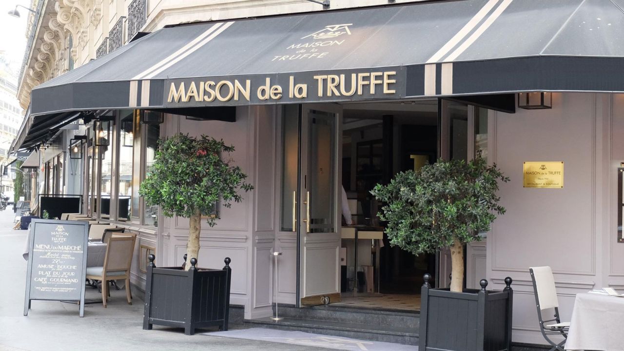 Who says baked potatoes can't be fancy? La Maison de la Truffe serves them topped with truffles.