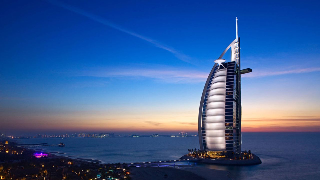 Gold on 27 is located on its own man-made island, the Burj Al Arab resembles a billowing Arabian Dhow sail and is one of the emirate's iconic structures.