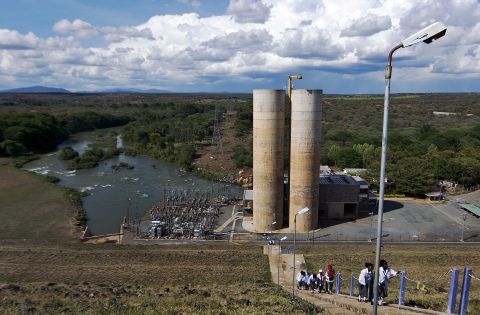 The Masinga dam, approximately 230 kilometers north of  Nairobi, is part of a series of dams known as the seven-forks dams that are Kenya's main electricity generators. 
