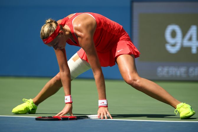 Kvitova announced before the U.S. Open that she has been diagnosed with mononucleosis -- known as "kissing disease" -- which causes chronic fatigue.