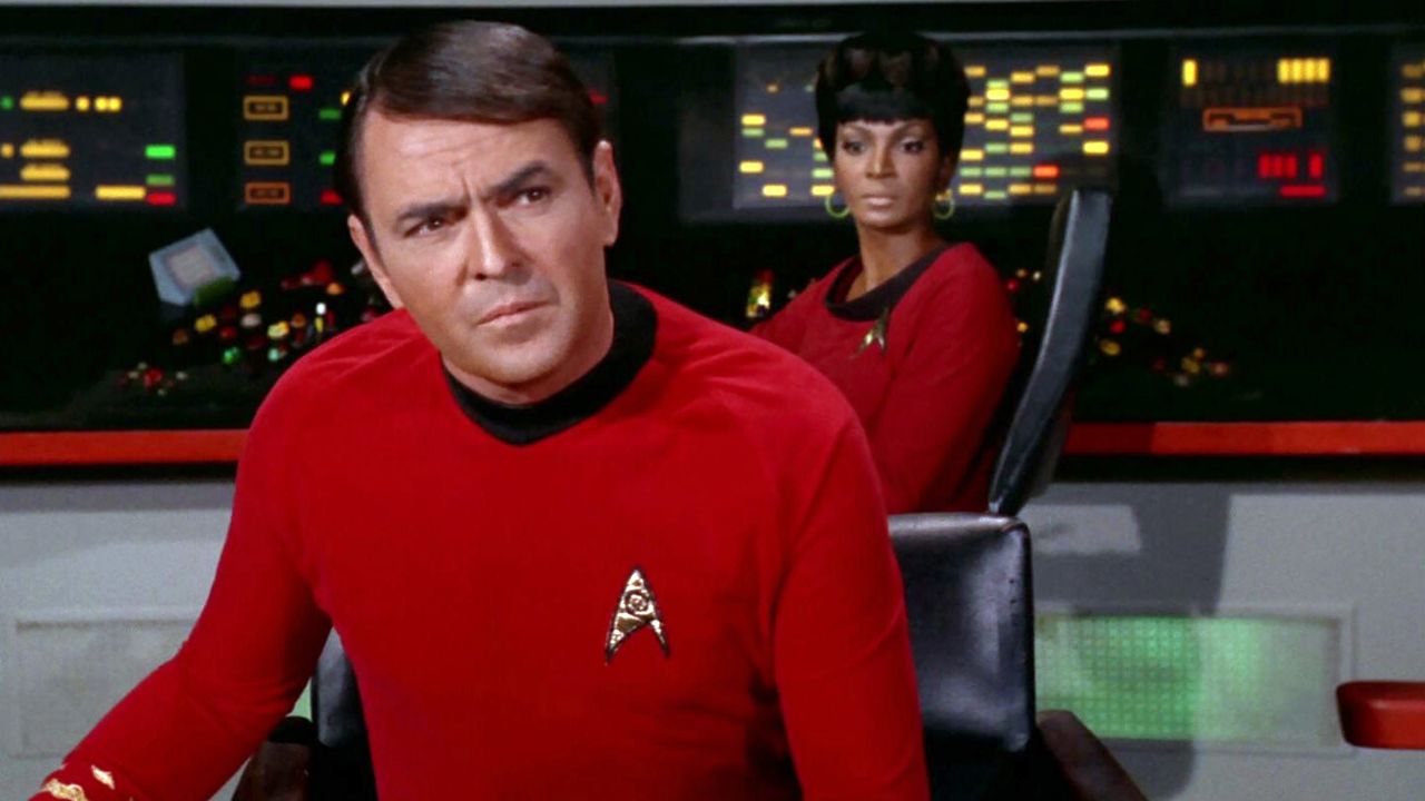 Fans love imitating the brogue of James Doohan's Scotty, who continued the role in many "Star Trek" films. He also stayed in science fiction with the Saturday morning show "Jason of Star Command." Doohan died in 2005.