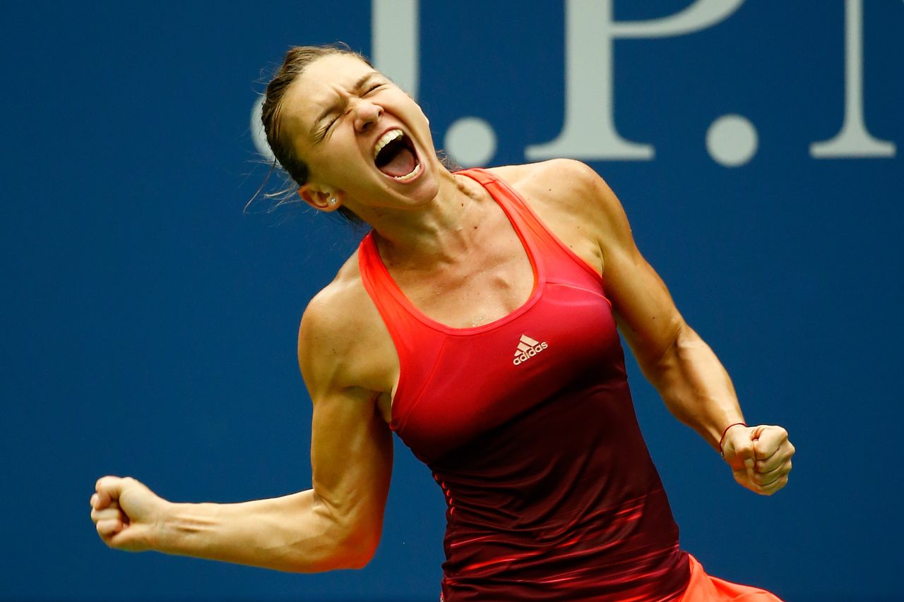 When they returned over an hour later, Halep rallied to win the decider 6-4.