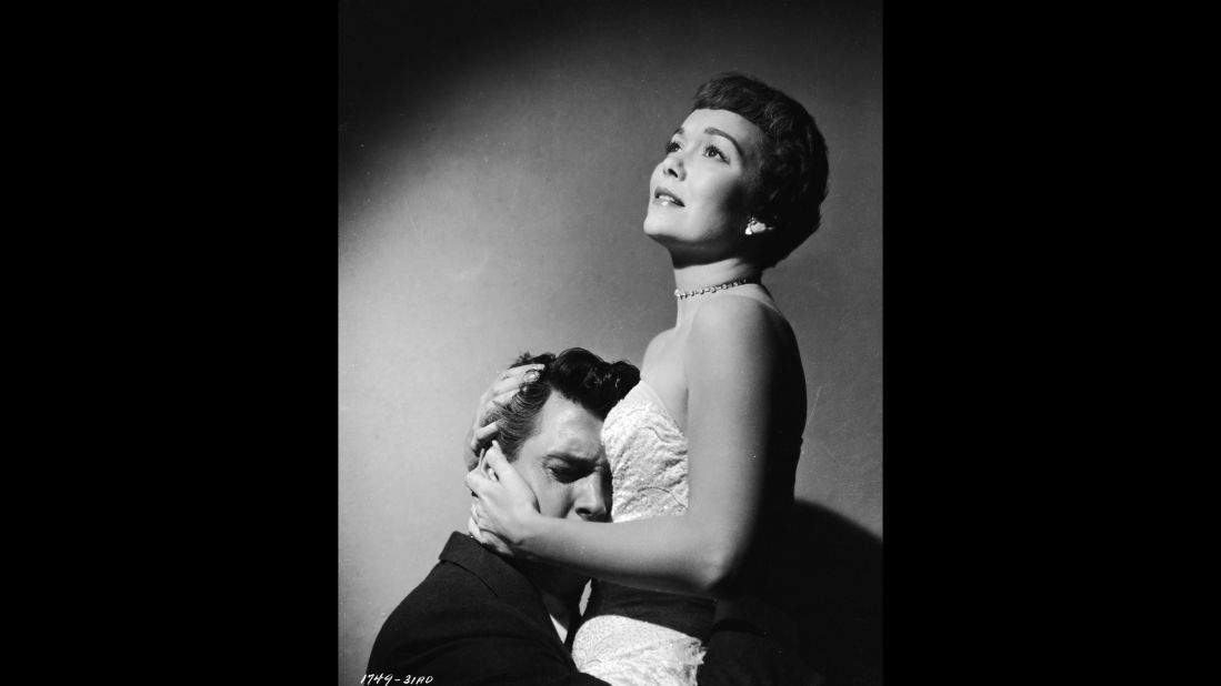 "Magnificent Obsession" (1954) offered Hudson a star-making part opposite Jane Wyman after more than 20 films while under contract to Universal Pictures. He played a reckless playboy whose selfish ways contribute to the death of Wyman's husband and then to her blindness before he eventually redeems himself as a surgeon who heals her. Female moviegoers swooned at the new matinee idol in this improbable romantic melodrama directed by Douglas Sirk.