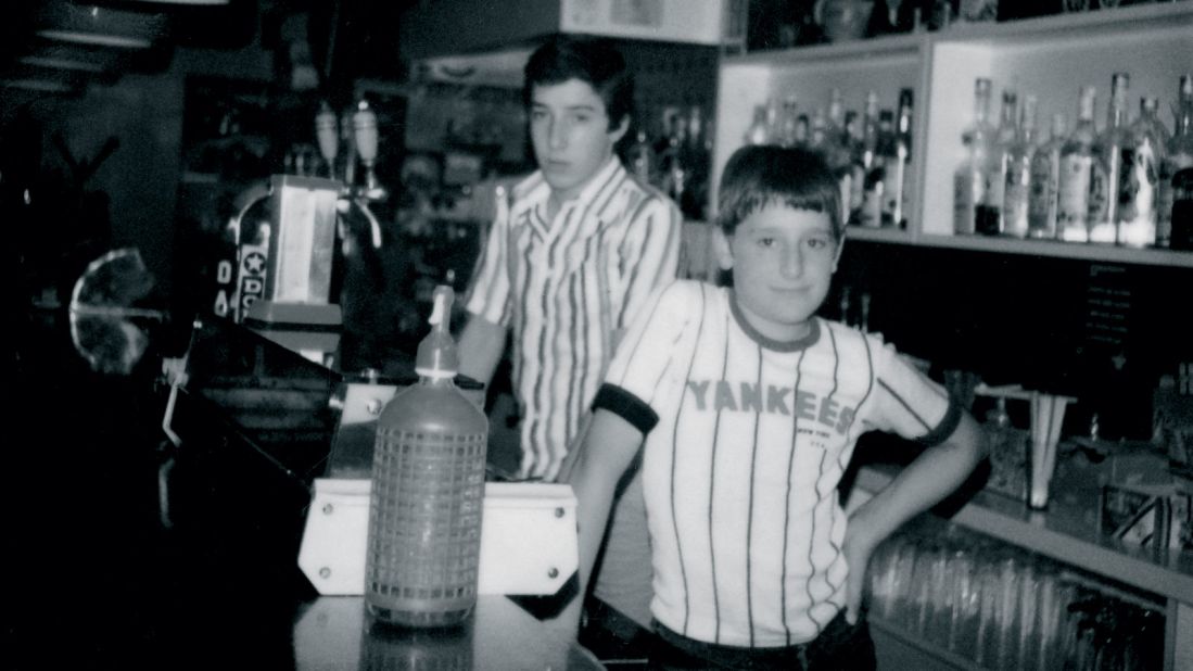 In 1967 the brothers' parents, Josep Roca and Montserrat Fontane, opened Can Roca, a bar-restaurant in Taiala-Germans Sabat, on the outskirts of Girona. A young Joan and Josep are pictured here at the bar. 
