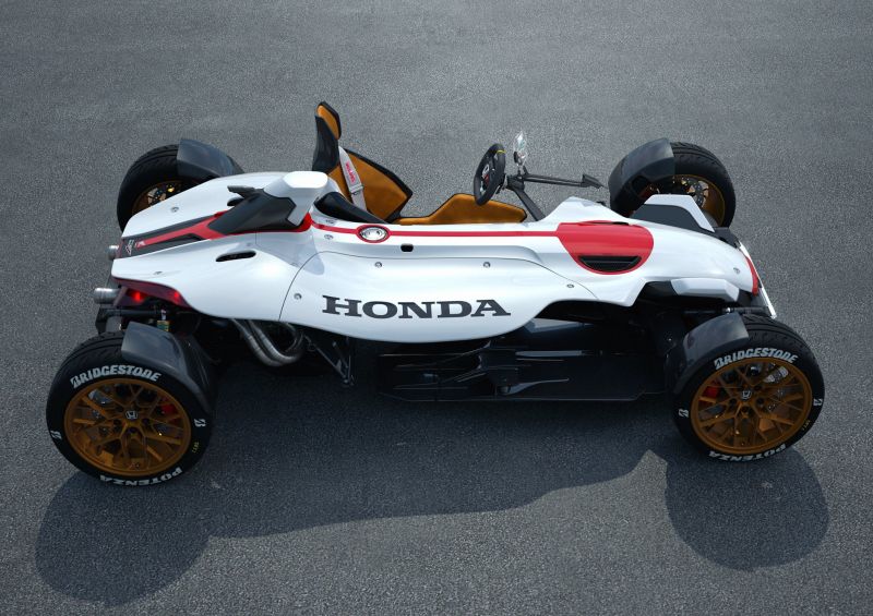 Coming to a track near you Honda s new motorcycle race car hybrid