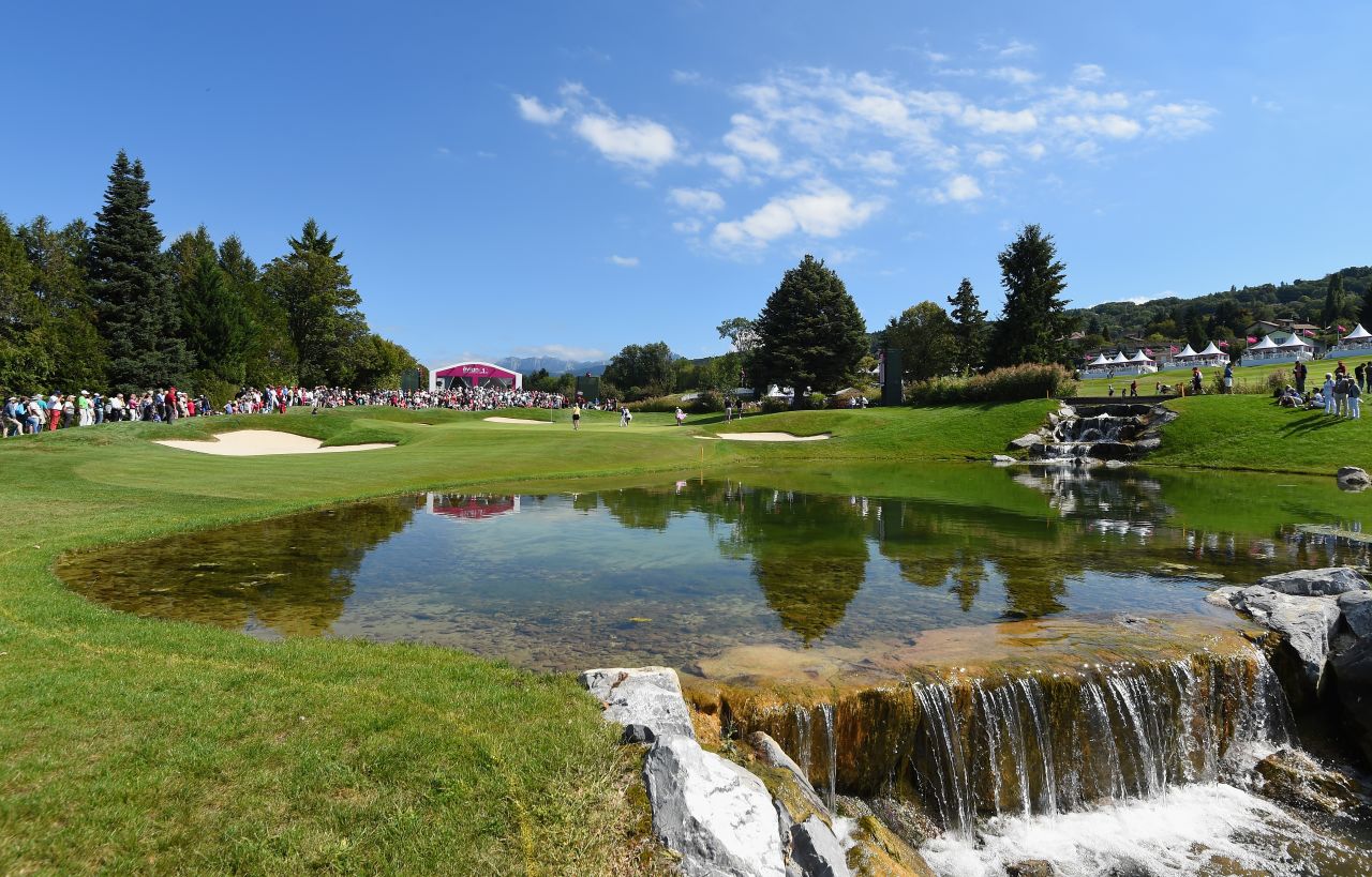 A picturesque setting for the final major of the LPGA season. The Evian Championship at Evian-les-Bains, France attracts the world's best women's golfers. 