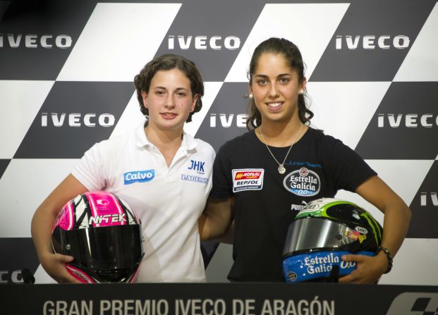 Meet Spanish motorcycle riders Ana Carrasco and Maria Herrera ...