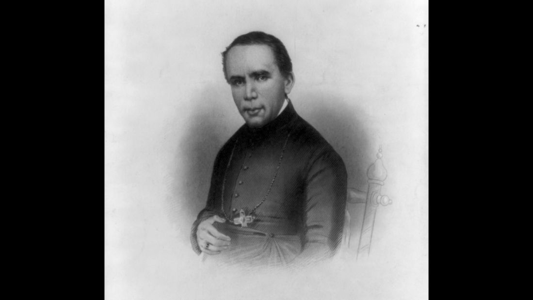 <strong>St. John Neumann</strong> was the first Redemptorist priest to profess his vows in the United States.  The German-born priest became a U.S. citizen in 1848, at age 36. He is best known for establishing the first unified system of Catholic schools in Philadelphia. 