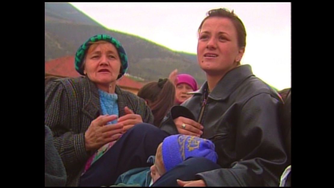 Kosovan refugees in 1999