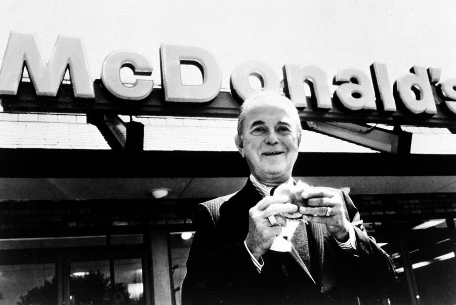 When Ray Kroc was a 52-year-old salesman, he acquired franchising rights to a small California hamburger chain, run by Dick and Mac McDonald. The brand, McDonald's, would end up becoming the top fast food brand around the world, with more franchises globally than any other.