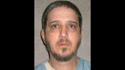 FILE- This file photo provided by the Oklahoma Department of Corrections shows death row inmate Richard Glossip. The Oklahoma Court of Criminal Appeals has set execution dates for three death row inmates who had challenged a drug that will be used in their lethal injections. Execution dates of Sept. 16, 2015 for 52-year-old Glossip, Oct. 7, 2015 for 50-year-old Benjamin Robert Cole, and Oct. 28, 2015 for 54-year-old John Marion Grant have been scheduled. (Oklahoma Department of Corrections via AP, File)