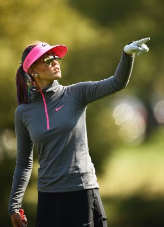 Wie returned to action at the final major of the season after recovering from a finger injury.