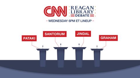 6 pm debate UPDATED without rick perry