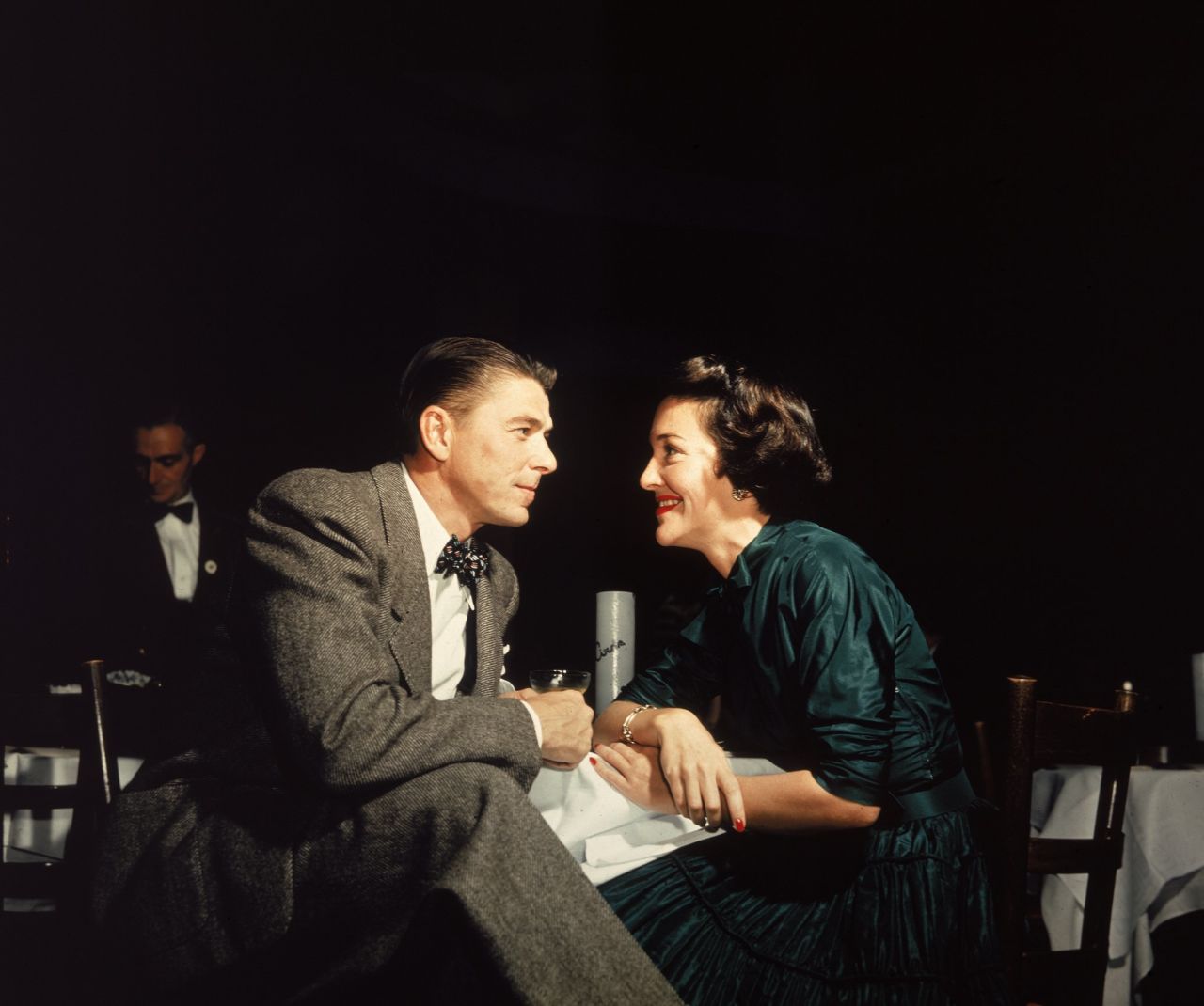 Reagan married actress Nancy Davis in 1952. "I think my life really began when I met Nancy," Reagan once said.