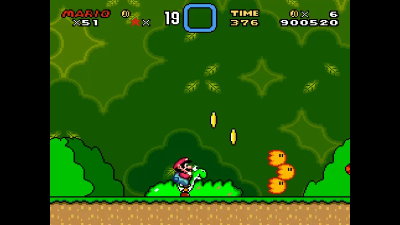Nintendo moved into 16-bit graphics with "Super Mario World," which launched the Super Nintendo Entertainment System.