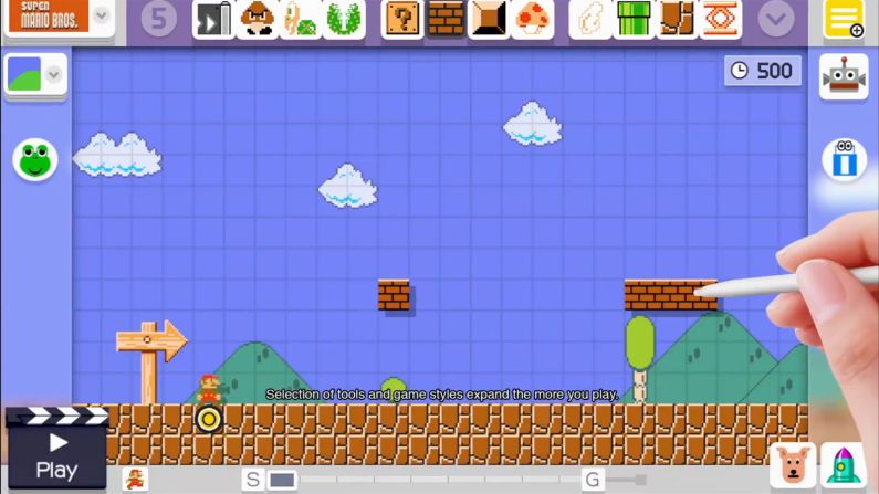 Once again at the forefront of gaming technology, 2015's "Super Mario Maker" allows gamers to create their own classic "Super Mario" levels.
