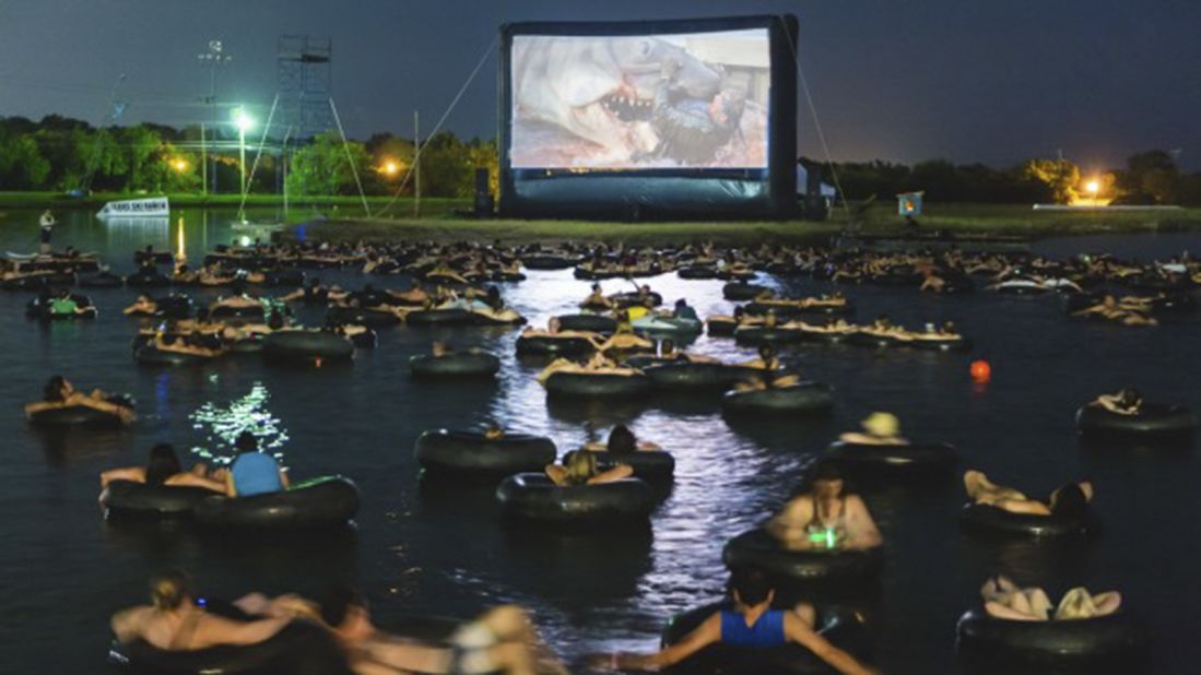 The Alamo Drafthouse's "Rolling Roadshow" series takes movies everywhere from backyards to racetracks to underground caverns. Earlier this year, it held a screening of "Jaws" at a man-made lake at the Texas Ski Ranch. For the latest Alamo Rolling Roadshow screenings, check out their <a href="https://drafthouse.com/series/venue-rental-rolling-roadshows/austin" target="_blank" target="_blank">website</a>. 