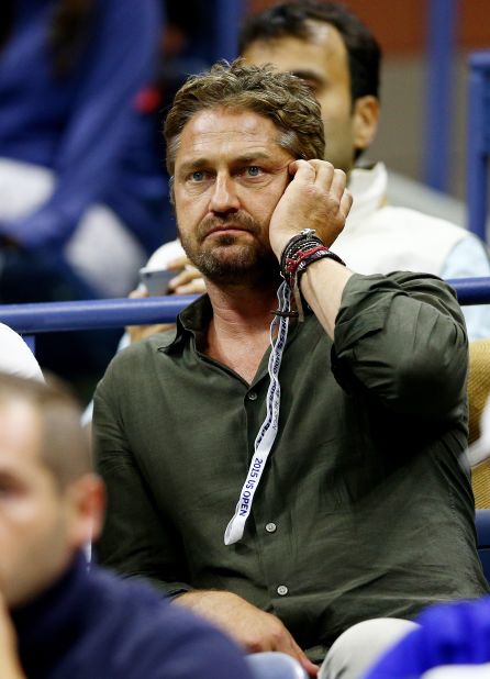 Actor Gerard Butler watched the final in Djokovic's box. He starred in the film "300," which Djokovic said he watched the previous night and said inspired him to win his third grand slam title this season.