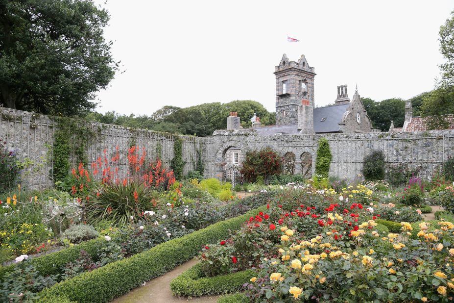 Sark's La Seigneurie Gardens were created in the early 1800s. The high walls offer protection from the wind, allowing many different varieties of plants to thrive. 