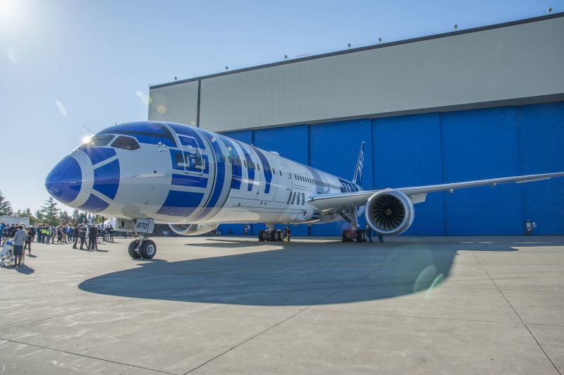 【非売品】ANA×STARWARS R2-D2 Boeing ANA's R2-D2 Star Wars 787 Dreamliner – An Astromech Visits