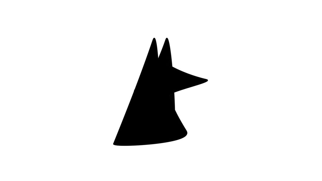 Yeganeh says this fox is created using  one of the most complex math formulas found in his work. The image shows a subset of the complex plane that contains all complex numbers of the form: λA(t)+(1-λ)B(t), 0 ≤ t ≤ 2π , 0 ≤ λ ≤ 1, where A(t)=sin(4t+(π/4))cos(2t)+(2i/3)sin(2t+(π/2)) and B(t)=(2/3)(sin(t+(π/5)))^3(cos(t+(π/3)))^2+i(sin(3t-(π/3)))^2+(i/2)sin(4t+(π/6))