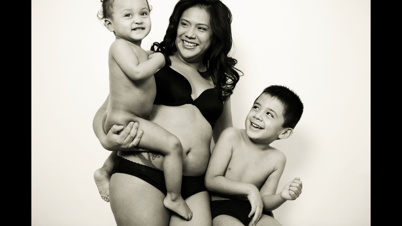 Martha Aguilar is mother to Malaki, 6, and Delilah, 17 months. Aguilar had her son just out of high school and initially found being a mother while still a teen very difficult.  Having her second child was easier, since she knew what her body could do.  