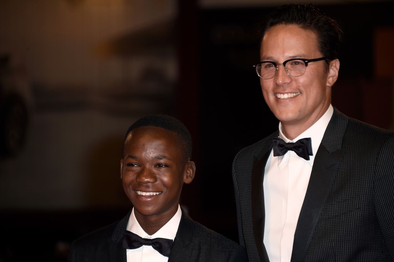  Attah and Fukunaga attend the premiere of "Beasts Of No Nation" in Venice on September 3.