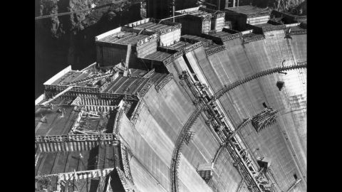 When Hoover Dam was finished, it was the tallest dam in the world at 726 feet, although that record has since been eclipsed. The dam weighs more than 6.6 million tons and contains enough concrete to build a two-lane road from Seattle to Miami.