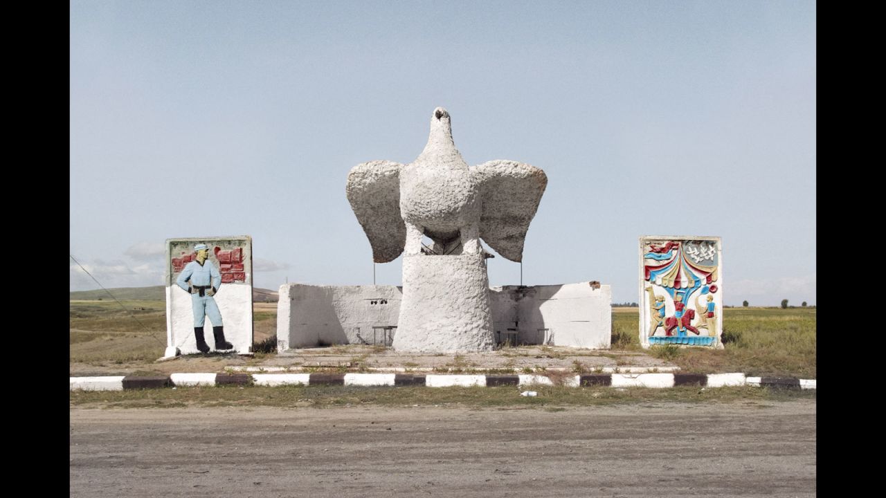 "In Kazakhstan there was one that didn't have anything else close by apart from another bus stop," says Herwig. "Both of them had been relatively freshly repainted, so someone had cared for them."