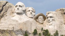 Mount Rushmore with Reagan