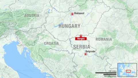 map horgos serbia