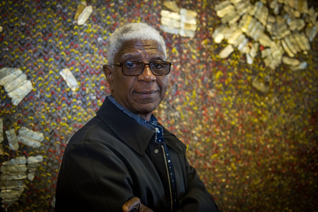 Ghanaian artist El Anatsui.