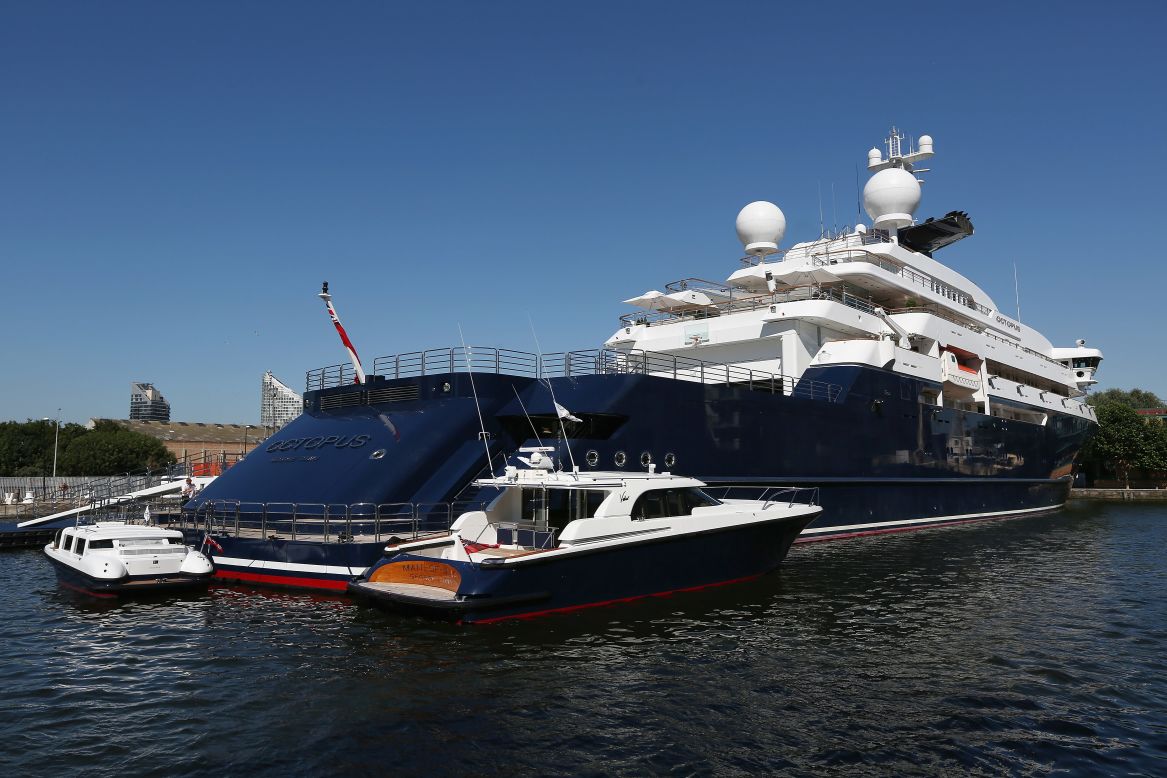 The first of two entries from Microsoft co-founder Paul Allen. With a glass-bottom swimming pool, recording studio and submarine it is the height of luxury but is also loaned out for scientific research projects.