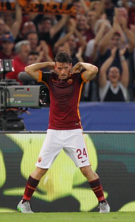 Alessandro Florenzi of AS Roma made headlines in the group stage when he scored against Barcelona in spectacular fashion. Can he do it again against Real Madrid?