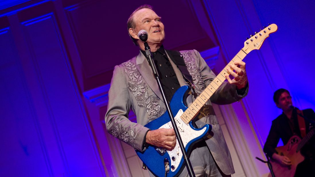 Now in his 80s and afflicted with Alzheimer's disease, Campbell, had a final tour in 2012, pictured here. The tour is immortalized in the film, "Glen Campbell: I'll Be Me." 