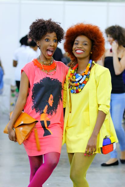 GaTsh Fros at Africa Fashion Week London in August 2014, where the duo's showcase won them the Innovative Designer of the Year award. 